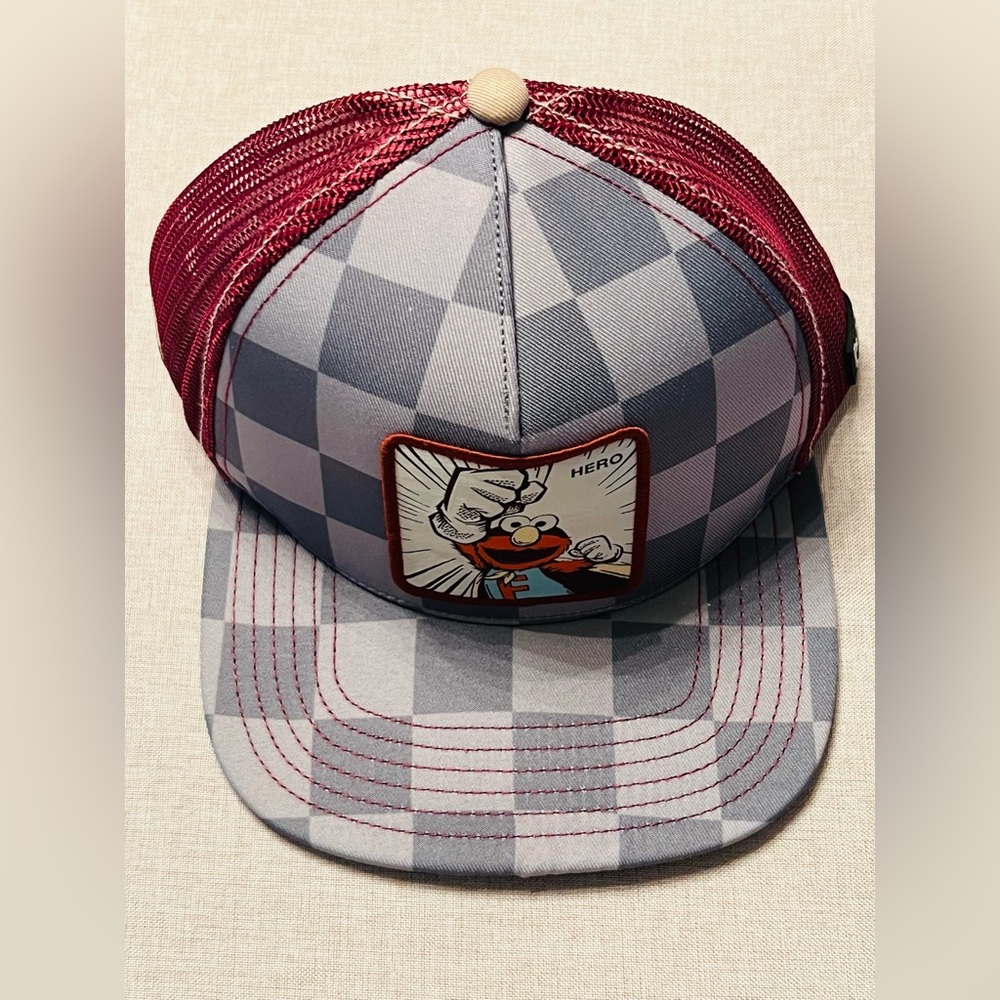 Capslab Sesame Street Elmo Hero! SnapBack Trucker SnapBack Hat